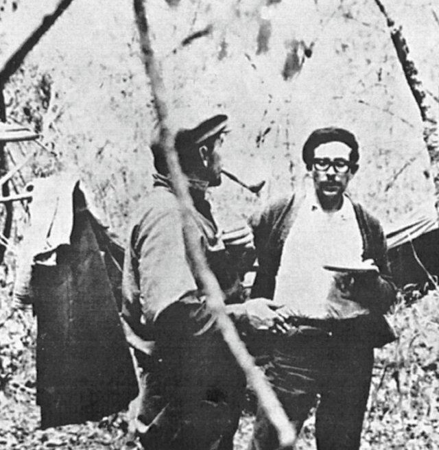 Con Rodolfo Saldaña